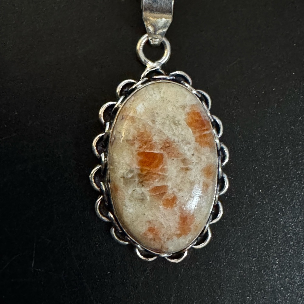 Sunstone .925 Sterling Silver Pendant